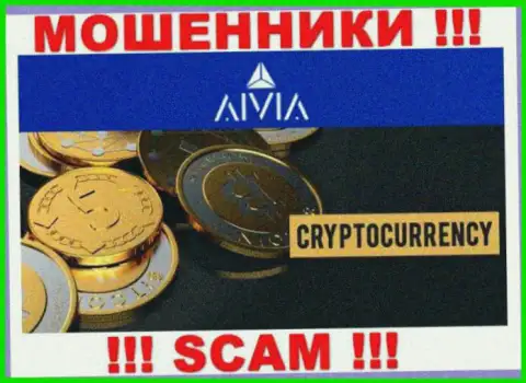 Aivia, орудуя в области - Crypto trading, воруют у доверчивых клиентов