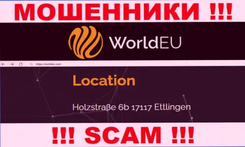Избегайте работы c WorldEU Com !!! Указанный ими юридический адрес - ложь