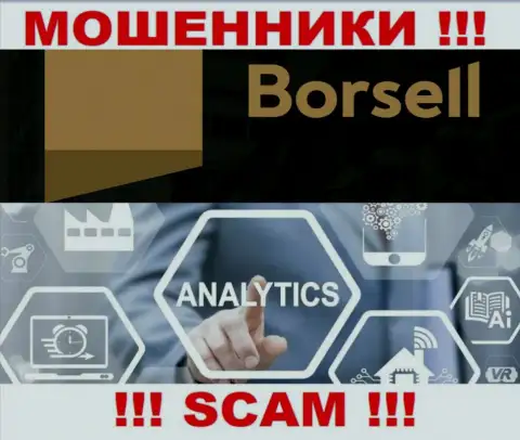 Мошенники Борселл, работая в сфере Analytics, лишают средств доверчивых клиентов
