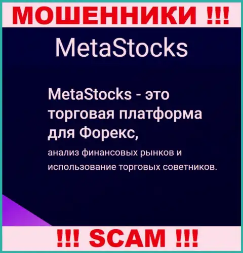 ФОРЕКС - конкретно в этой сфере прокручивают делишки ушлые воры Meta Stocks