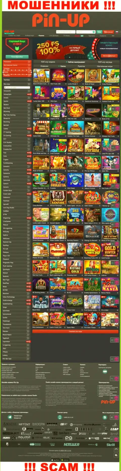Pin-Up Casino - это официальный web-сервис мошенников Pin Up Casino