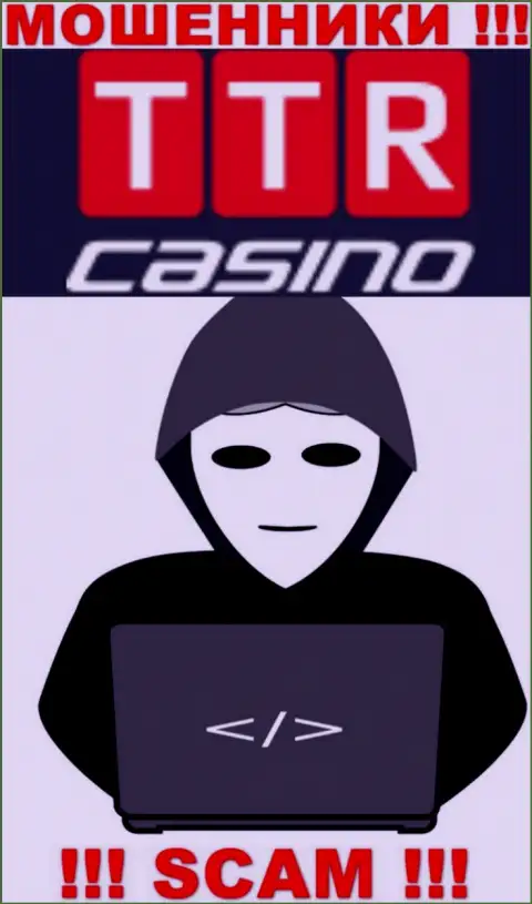 Перейдя на онлайн-ресурс махинаторов TTR Casino мы обнаружили полное отсутствие информации об их непосредственных руководителях