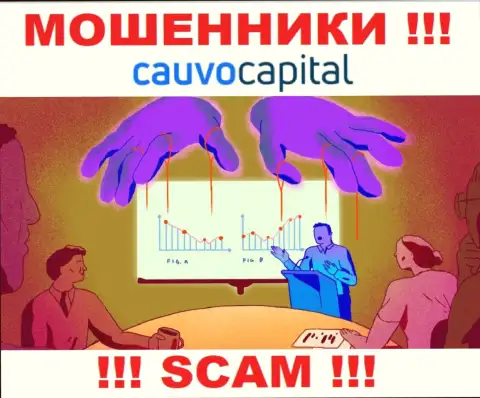 Весьма опасно соглашаться иметь дело с интернет-разводилами CauvoCapital, крадут финансовые активы