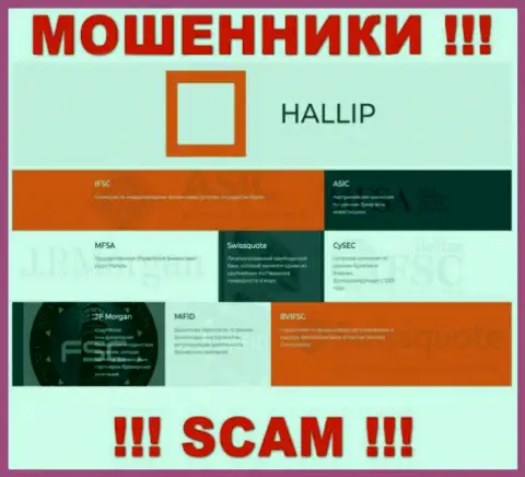 У компании Халлип Ком есть лицензия от мошеннического регулятора - CySEC