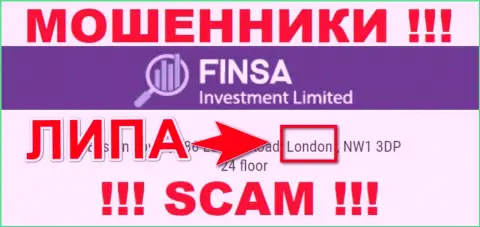 FinsaInvestment Limited - это ЖУЛИКИ, сливающие людей, оффшорная юрисдикция у конторы ложная