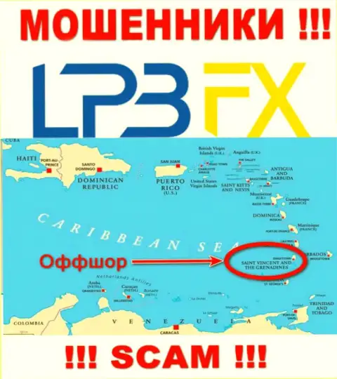 LPBFX Com беспрепятственно грабят, так как находятся на территории - Saint Vincent and the Grenadines