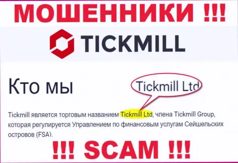 Опасайтесь internet мошенников Тикмилл - присутствие данных о юр. лице Tickmill Group не делает их добросовестными