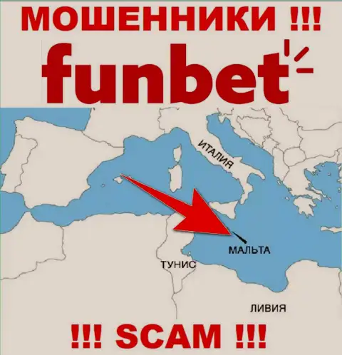 Компания ФунБет - это internet-ворюги, пустили корни на территории Мальта, а это офшорная зона