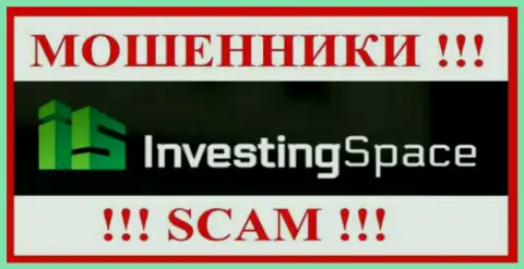 Логотип МОШЕННИКОВ Инвестинг-Спейс Ком