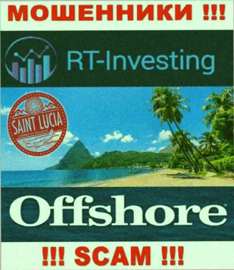 RT Investing безнаказанно оставляют без средств, так как пустили корни на территории - Сент-Люсия