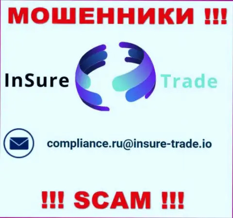 Контора Insure Trade не скрывает свой адрес электронного ящика и предоставляет его на своем сайте