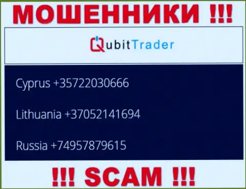 В арсенале у интернет-мошенников из Qubit Trader есть не один номер