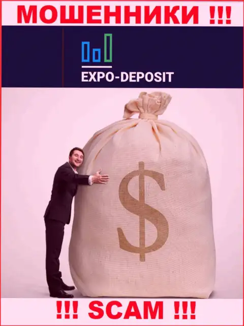 Невозможно получить денежные средства из организации Expo-Depo Com, следовательно ни рубля дополнительно вносить не надо