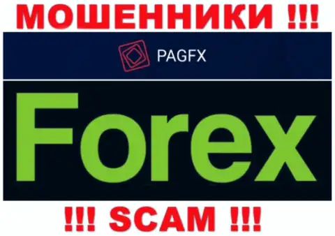 PagFX лишают денег наивных людей, прокручивая свои делишки в направлении Форекс