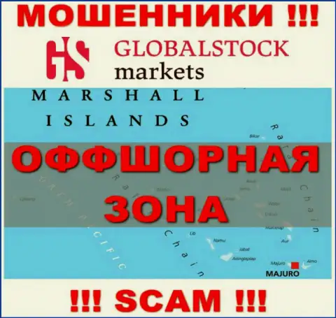 GlobalStockMarkets Org имеют регистрацию на территории - Marshall Islands, избегайте взаимодействия с ними