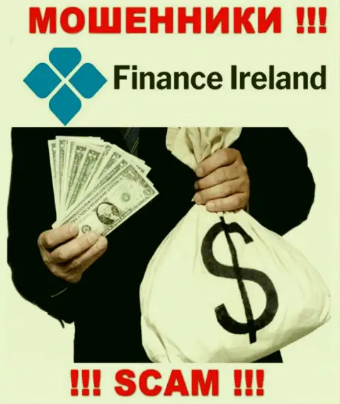 В ДЦ Finance Ireland лишают средств лохов, склоняя вводить деньги для оплаты комиссионных платежей и налогового сбора