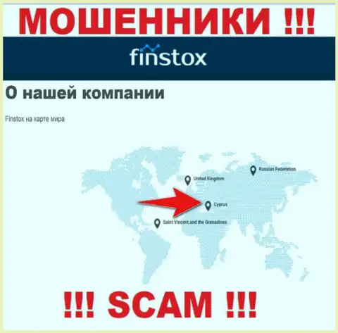 Finstox - это интернет-махинаторы, их место регистрации на территории Cyprus