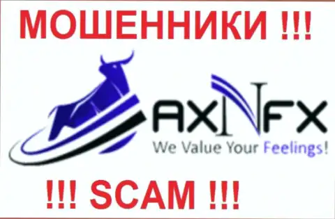 Логотип дилингового центра AXN FX