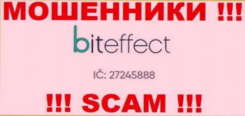 Номер регистрации еще одной жульнической компании BitEffect Net - 27245888