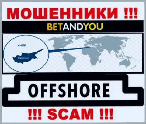 Бетанд Ю - это интернет-мошенники, их место регистрации на территории Cyprus