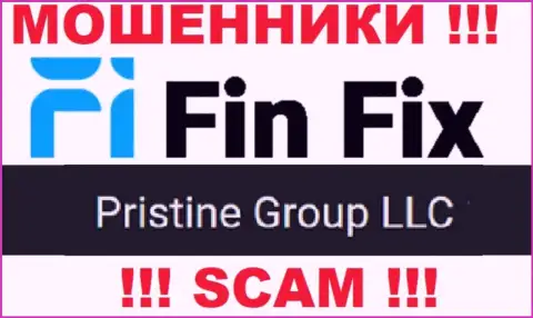 Юридическое лицо, владеющее internet-обманщиками Фин Фикс это Pristine Group LLC