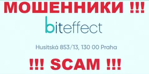 BitEffect, по тому адресу регистрации, который они опубликовали на своем сервисе, не сумеете найти, он фиктивный