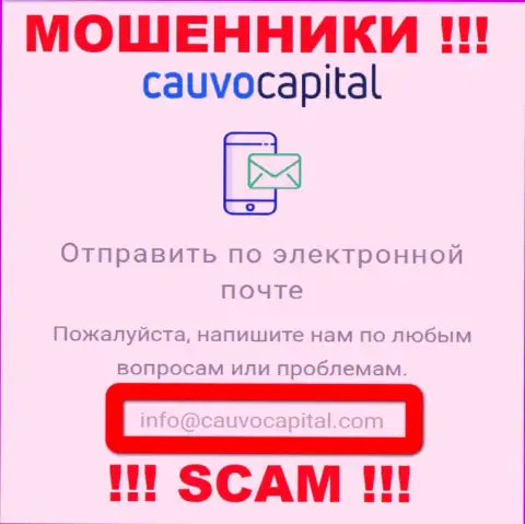 Адрес электронного ящика internet-обманщиков CauvoCapital