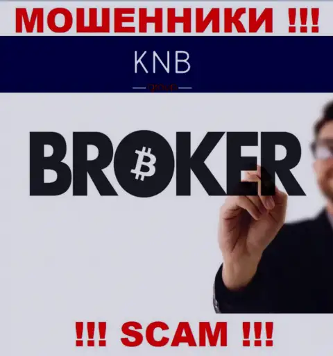 Broker - конкретно в этом направлении оказывают свои услуги махинаторы KNB Group