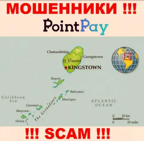 PointPay - это шулера, их место регистрации на территории St. Vincent & the Grenadines