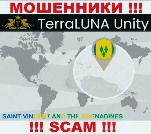 Юридическое место регистрации интернет ворюг Terra Luna Unity - Сент-Винсент и Гренадины