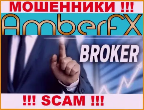 С организацией Amber FX взаимодействовать довольно-таки рискованно, их сфера деятельности Брокер - это капкан