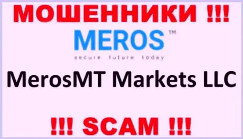 Организация, которая владеет лохотроном MerosTM Com - это MerosMT Markets LLC