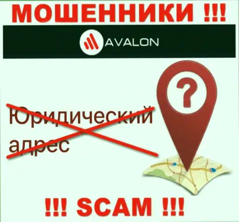 Выяснить, где именно базируется контора AvalonSec невозможно - данные об адресе скрыли