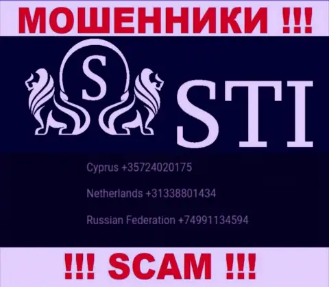 С какого номера телефона Вас будут обманывать трезвонщики из организации StokTradeInvest Com неизвестно, осторожно