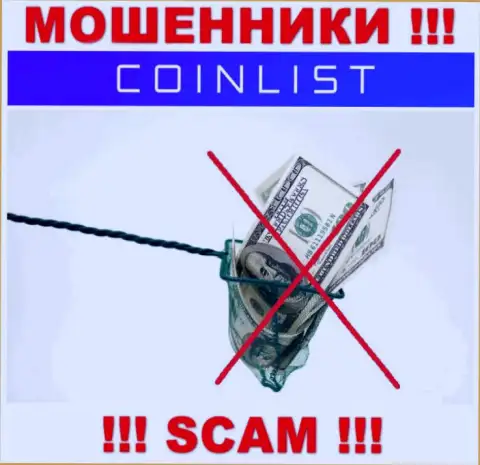 Невозможно получить деньги из дилингового центра CoinList Co, в связи с чем ни рубля дополнительно вводить не надо