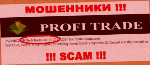 Profi-Trade Ru - это мошенники, а владеет ими Profi Trade LTD